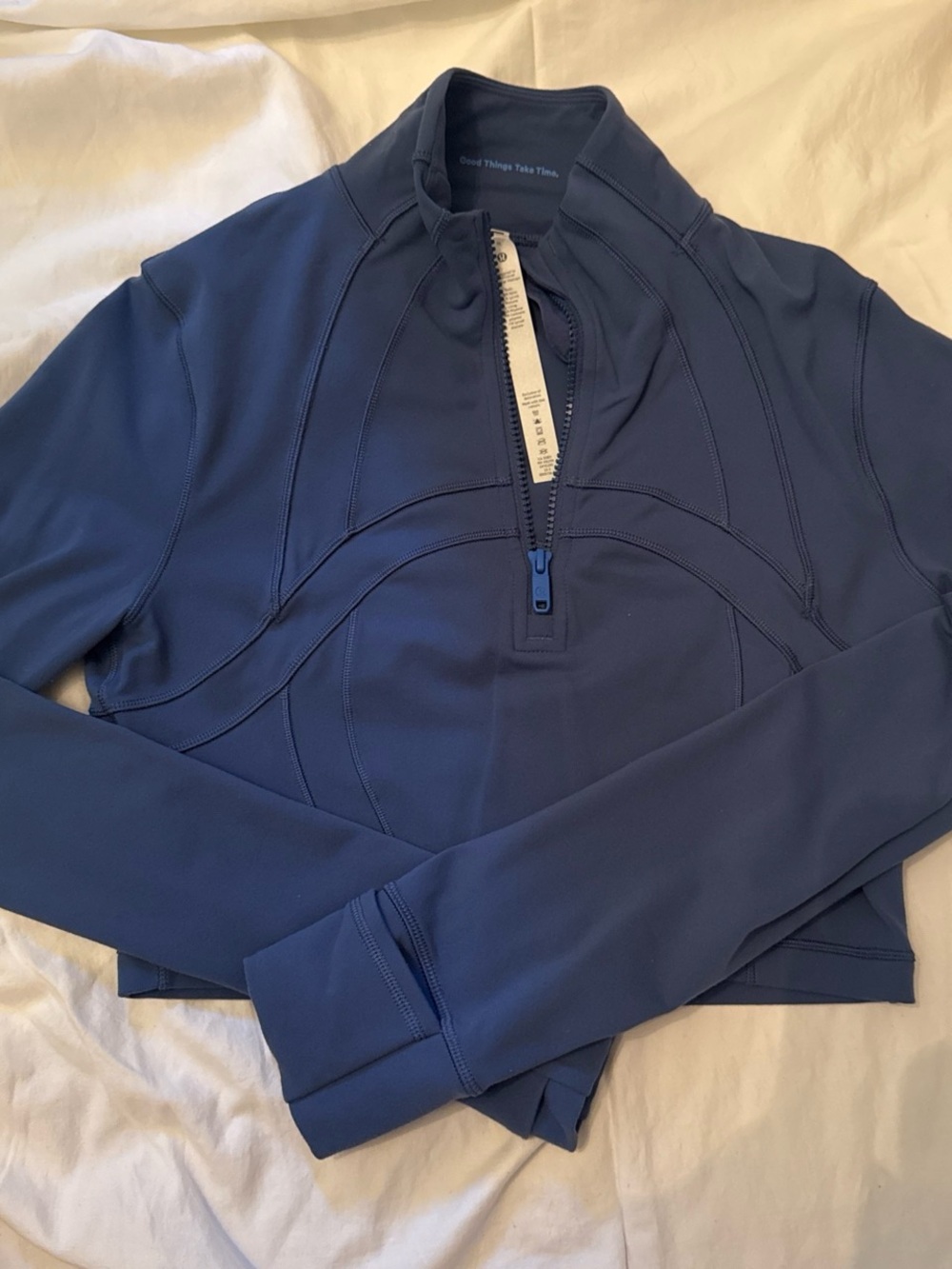 lululemon athletica Deep Navy Half-Zip Jacket